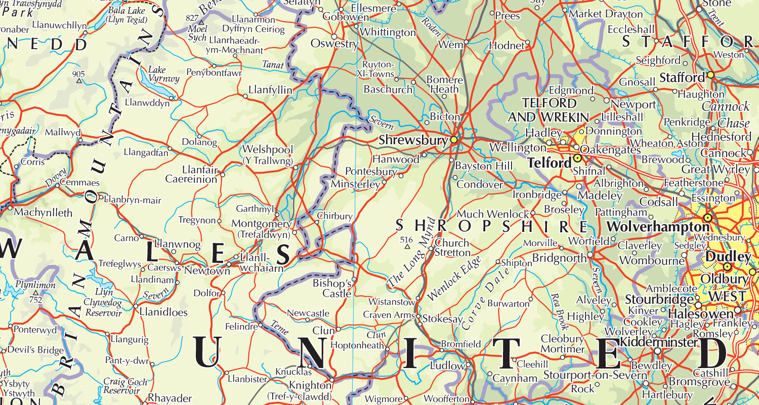 UK and Ireland Map Data - Collins Bartholomew